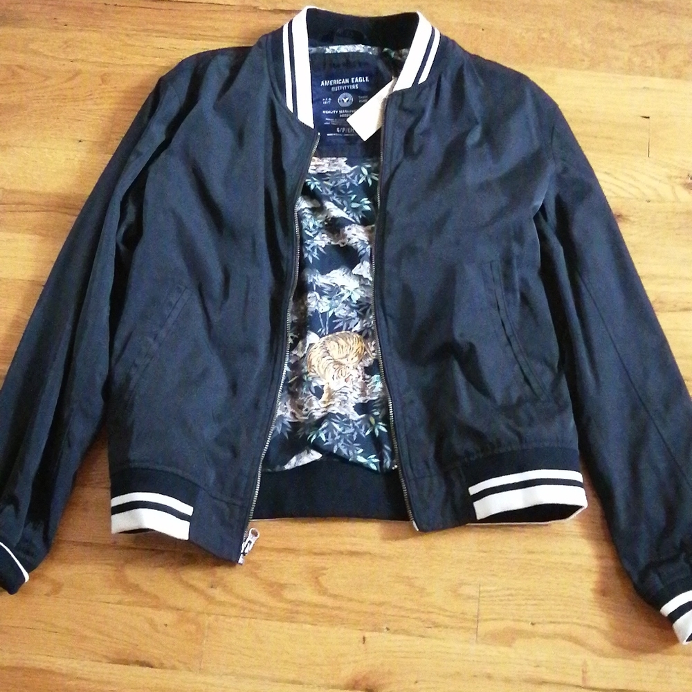 American eagle bomber jacket